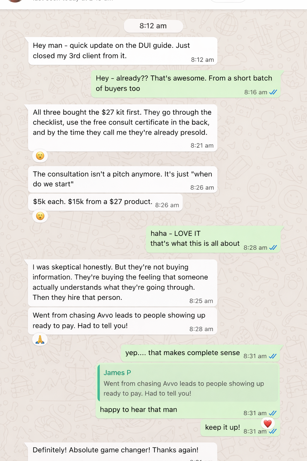 $15K In Clients From A $27 Product
